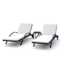 Gartenliege KIM Doppelpack + Tisch