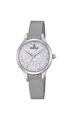 Festina F20336-1 Frauen's Mademoiselle Silber Ton Armbanduhr Quarz/Edelstahl