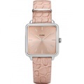 Cluse La Tétragone Silber CL60019 Rosa Alligator / CW0101207019