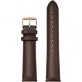 Cluse, Cluse Strap 20 mm Leather, Dark Brown/ Rose Gold CS1408101066