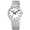 Mondaine - Armbanduhr Evo2 - Silber und Weiss