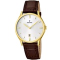Festina F16747-1 Männer's Gold Ton Armbanduhr Quarz/Edelstahl