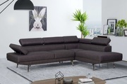 Ecksofa GRACE dunkelgrau