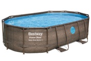 Bestway Pool Komplett-Set 488 x 305 x 107 cm