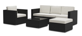 Rattanlounge KAPSTADT beige
