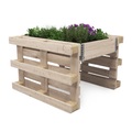 Paletten, Hochbeet SET mit zwei Paletten