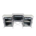 R - Camping, Campingküche grau 165 x 52 x 80 cm