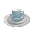Geschirr-Set Melamin 16-teilig blau