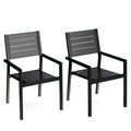 Stuhl Polywood 2er Set schwarz