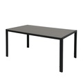 Tisch Polywood 150 x 90 cm anthrazit / schwarz
