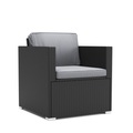 R - Ipro, Rattansessel KOS schwarz / anthrazit