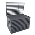 Kissenbox DALLAS Alu 150 x 100 x 100 cm anthrazit