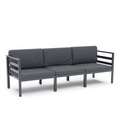 Lounge SAMBIA 3-teilig anthrazit