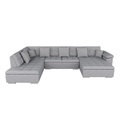 Ecksofa ARIA rechts grau