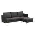 Ecksofa TYLER rechts anthrazit