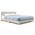 Polsterbett JUNA 160 x 200 cm beige