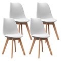 undefined, Esszimmerstuhl AMELIA weiss 4er Set
