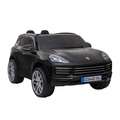 Elektroauto Kinder Porsche Cayenne schwarz
