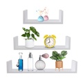 undefined, Wandregal PINA 3er Set weiss