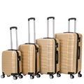 undefined, Reisekoffer Hartschalenkoffer AVA 4er Set champagner