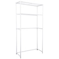 Badezimmerregal 68 x 28 x 134 cm weiss