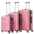 undefined, Reisekoffer Hartschalenkoffer NIA 3er Set rosa