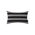 Outdoorkissen SILAS grau/schwarz 50 x 30 cm