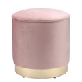 Sitzhocker mit Stauraum rosa