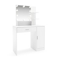 Schminktisch CLARISSA LED weiss