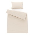 Bettwäsche Set 65 x 100 cm + 160 x 210 cm beige