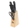 Messerblock Holz 7-teilig