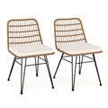 Gartenstuhl JUNO braun 2er Set