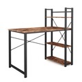 Schreibtisch mit Regal Vintage BONITA