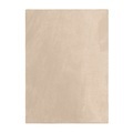 Kurzflor Teppich 160 x 220 cm beige