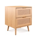 Nachttisch Holz ARNO 2 Schubladen