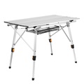 Campingtisch klappbar DOLF 90 x 51 cm silber