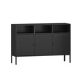 Sideboard Metall AMET 9 Fächer schwarz