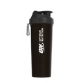 undefined, Protein Shaker mit Pulverfach 600 ml schwarz