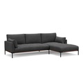 Ecksofa TIMBER rechts anthrazit
