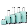 Reisekoffer Hartschalenkoffer AMY 5er Set mint
