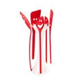 undefined, Kochbesteck mit Halterung Set 6-teilig