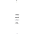 Eckregal Duschablage 105-320 cm silber