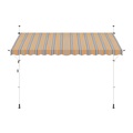 undefined, Balkonmarkise 350 x 150 cm gelb/blau