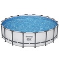 Bestway Pool Komplett-Set hellgrau 549 x 132 cm