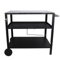 undefined, Grill Beistelltisch 113 x 64 x 84 cm schwarz
