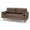 undefined, Sofa Leder OLIVER braun