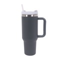 Thermobecher mit Strohhalm 1.1L anthrazit