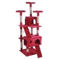 Katzenbaum 182cm hoch in Rot