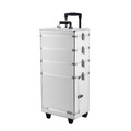 Kosmetikkoffer Beautycase silber