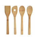 undefined, Kochbesteck Bambus Set 4-teilig